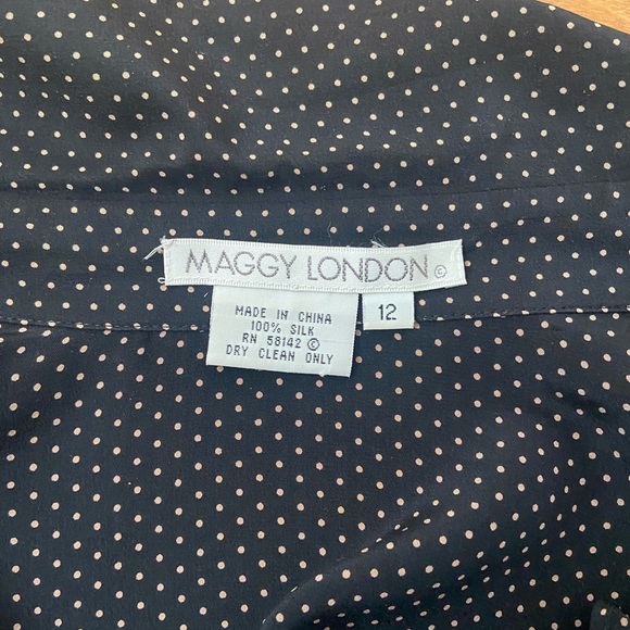 Maggy London 100% silk blouse - Picture 5 of 5